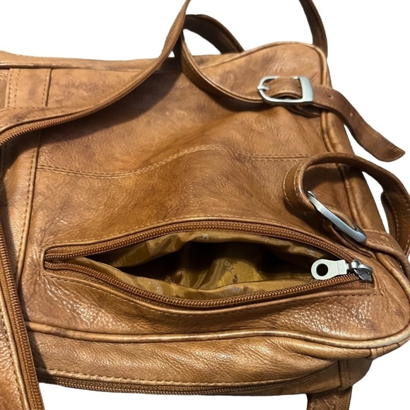 Paul‎ & Taylor Genuine Brown Leather Small Backpack main image 7